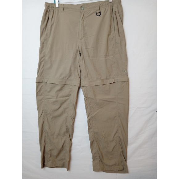 North Face Convertible Pants Mens XL Zip Off Hiking‎ Outdoor Lightweight Nylon - Picture 1 of 13